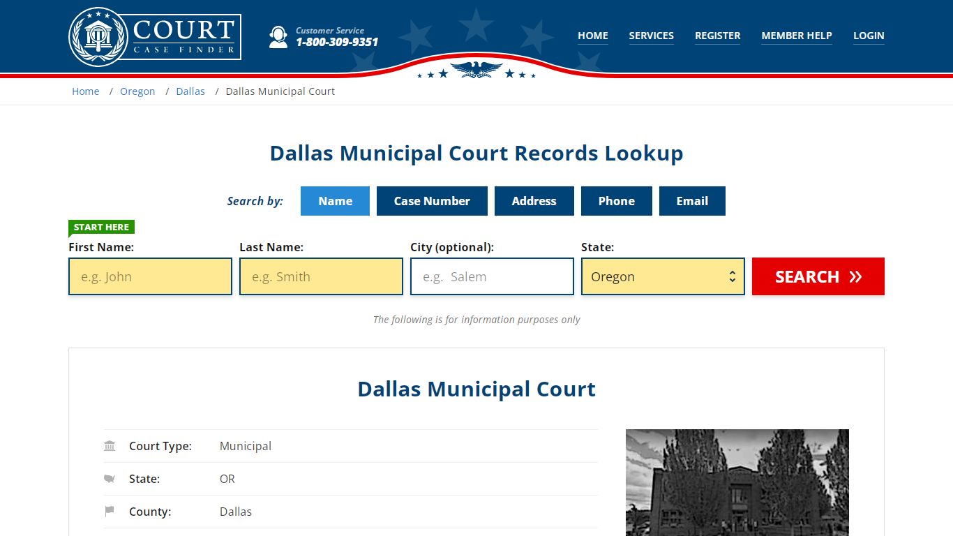 Dallas Municipal Court Records | Dallas, Dallas County, OR Court Case ...